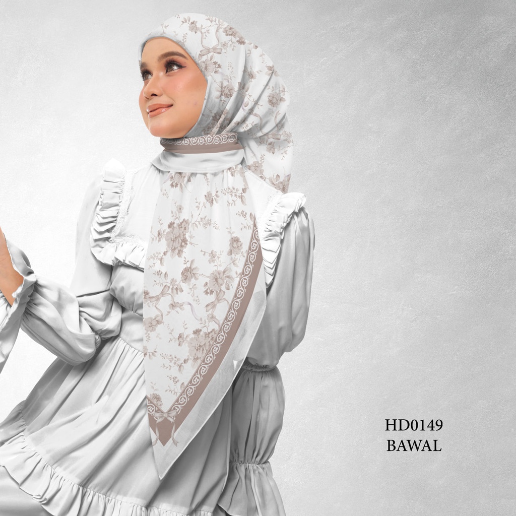 Tudung Bawal (Square Hijab) in HD0149