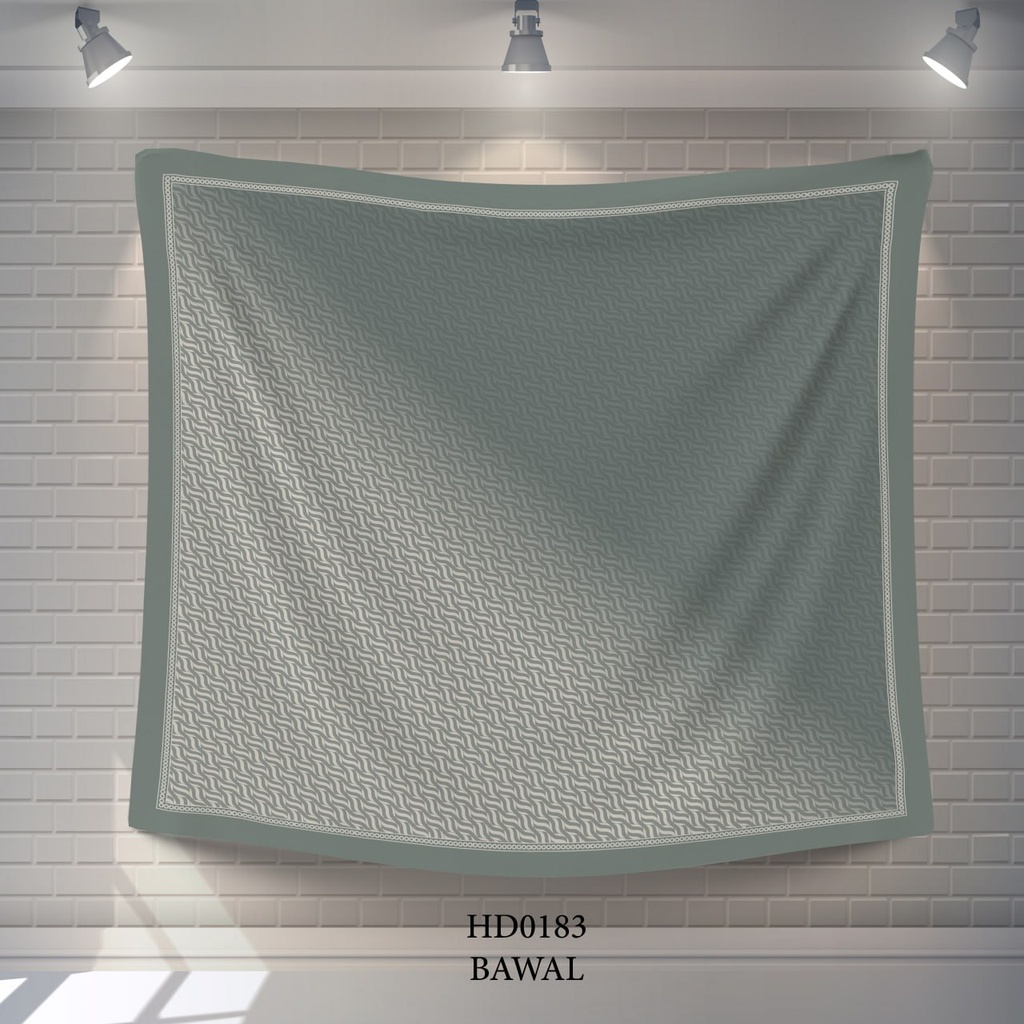 Tudung Bawal (Square Hijab) in HD0183