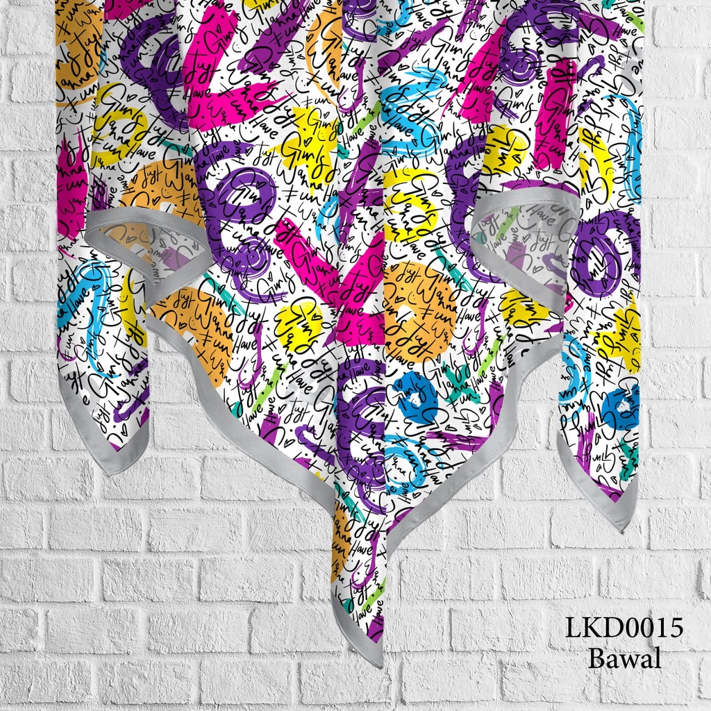 Tudung Bawal (Square Hijab) in LKD0015